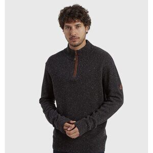 Sherpa Adventure Gear Kangtega Quarter Zip Sweater 100% Merino Wool Mens Size XL